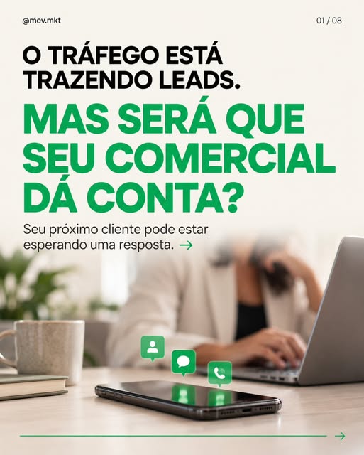 Publicação da MEV sobre a relação entre geração de leads e capacidade de atendimento comercial